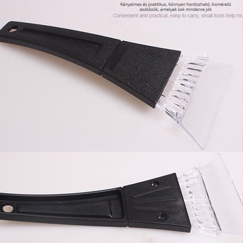 Műanyag autóhó-lapát téli hóeltávolításhoz és jégtelenítéshez – márka Small ink