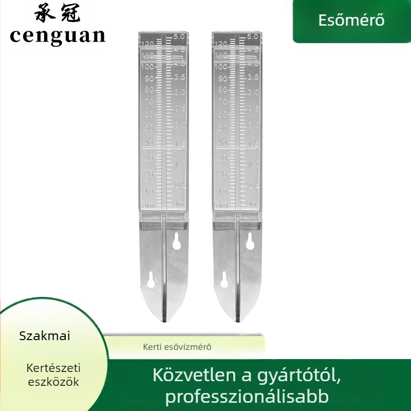 Bearing Crown kertre való esőmérő, dekoratív műanyagból, a csapadék mérésére