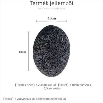 Vulkanikus kő lábkeményedés őrlő kő – Forma: ovális; Márka: Six Miles Shop; Anyag: vulkanikus kő; Dobozonként: 500 darab; Importált: Nem