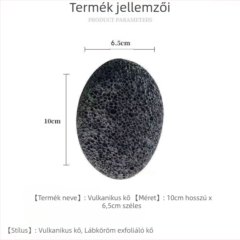 Vulkanikus kő lábkeményedés őrlő kő – Forma: ovális; Márka: Six Miles Shop; Anyag: vulkanikus kő; Dobozonként: 500 darab; Importált: Nem