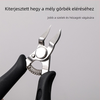 Nedves acélból készült manikűr fogó a körömágy és a köröm barázdáinak formázásához - Zhejiang eredetű - a páncél eltávolítására szolgáló eszköz - 1 db