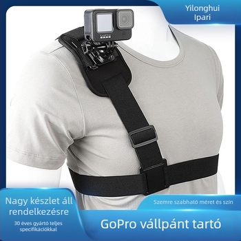 Haosen GoPro univerzális vállpánt sportkamerákhoz, forgó fix tartóval