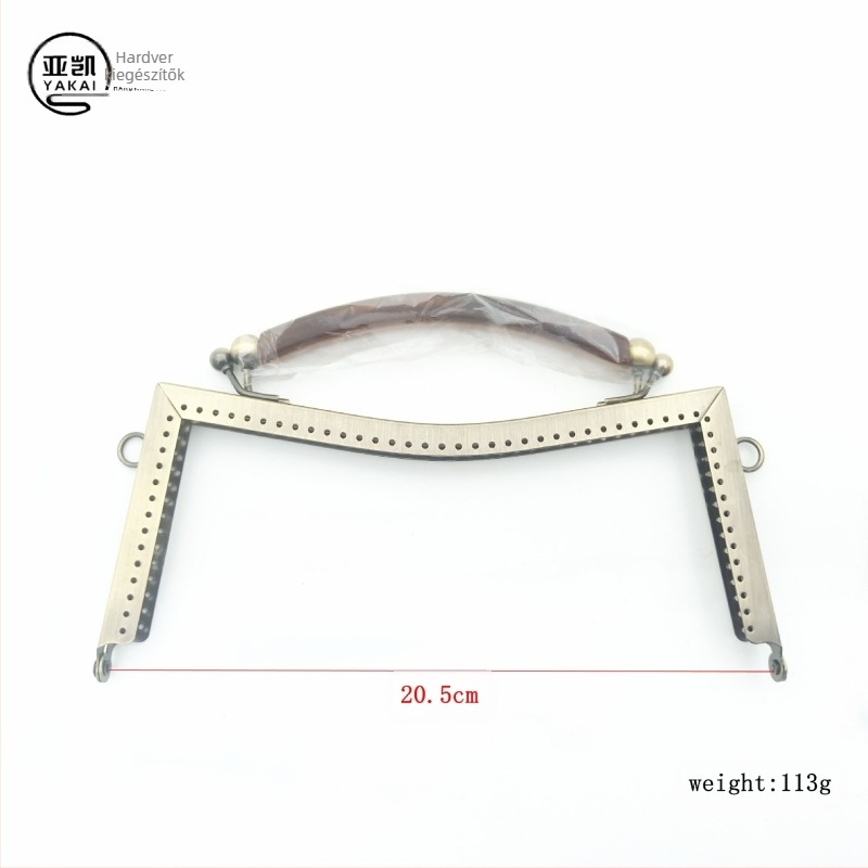 Poggyász fogantyúhoz tartozó alkatrész, csatt, modell 0045, anyag: vas, funkció: egyéb