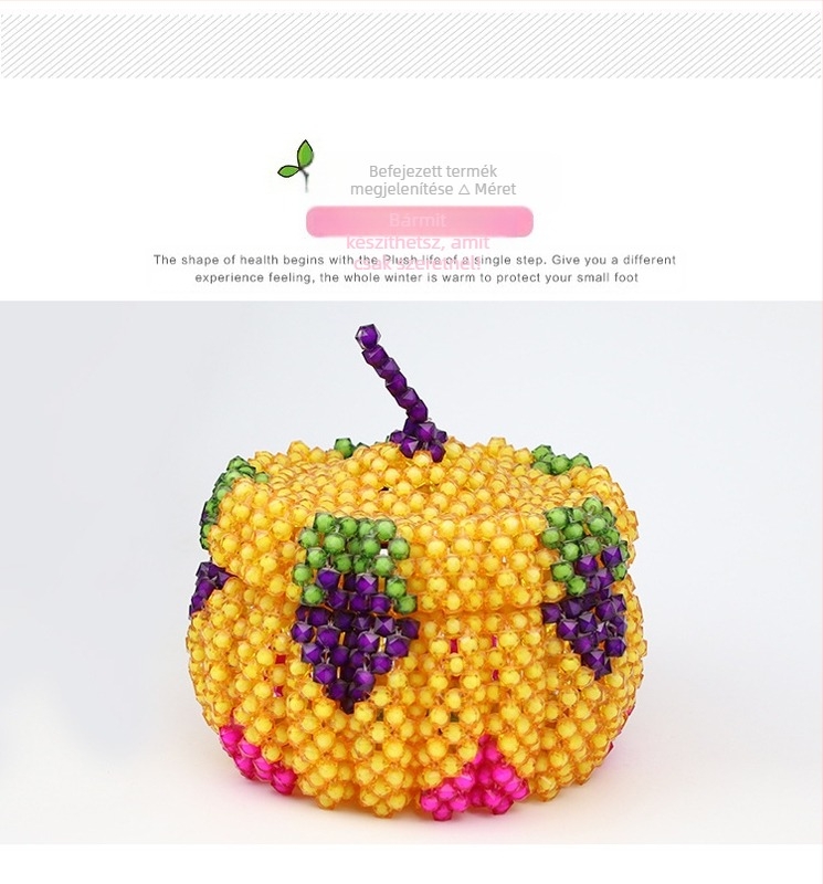 Akril gyöngyök, lazán festett