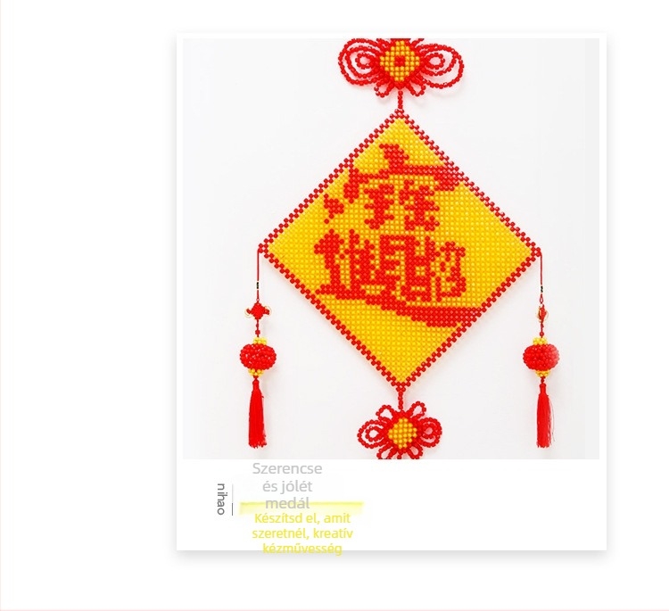 Akril gyöngyök, lazán festett