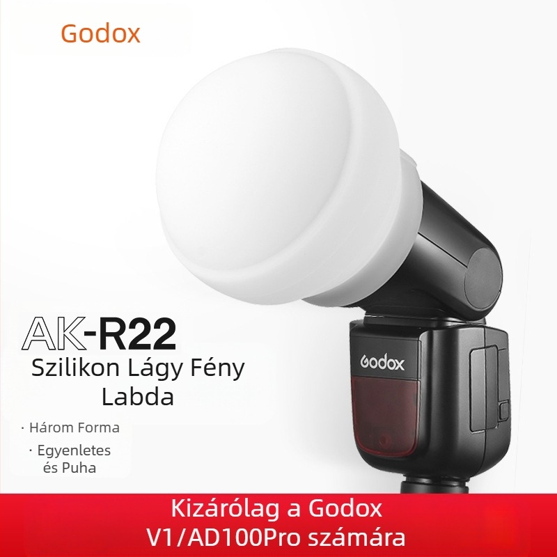 AK-R22 szilikon softbox fotóvillanáshoz, V1 verzió