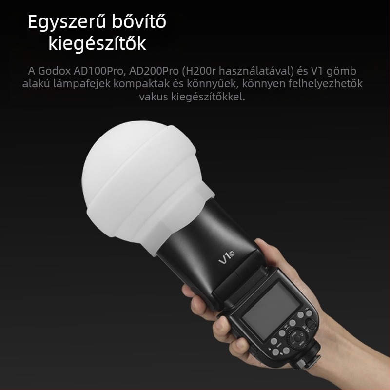 AK-R22 szilikon softbox fotóvillanáshoz, V1 verzió