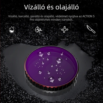 STARTRC Szűrő készlet DJI Action5 Pro-hoz: vízálló szűrő, CPL polarizátor és ND-szűrő — alumínium ötvözet keret + üveg