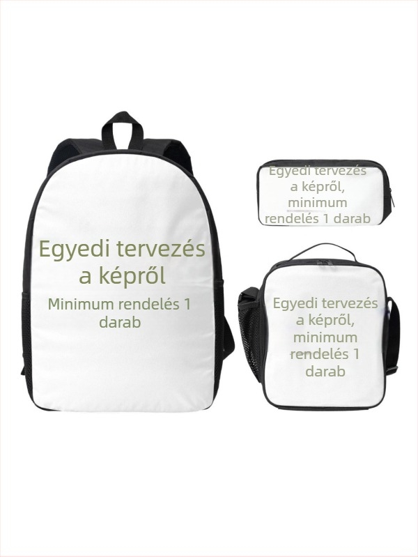 Poliészter hátizsák Oxford béléssel, 20–35L, 16 hüvelykes laptophoz, ívelt vállpántokkal