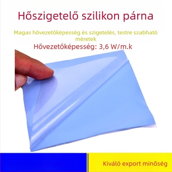 Termikus vezető szilikon pad alumínium töltőanyaggal elektronikai hűtéshez – UL-94V0, -40–220°C, kiváló hővezetés, testreszabható gyártási folyamat
