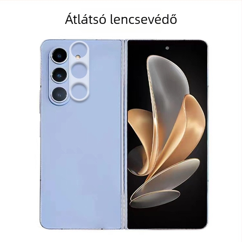 Galaxy Z Fold5 elő- és hátoldali kijelzővédő – teljes lefedettség, HD élesség, anti-ujjlenyomat, anti-kék fény, anti-esés