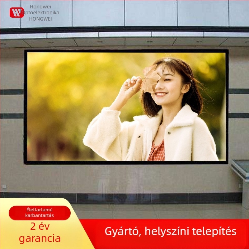 Beltéri kis lépésű P1.25 LED kijelző, 1920x1080 felbontás, 640000 pixel, modul 320x160, 256 szürkeárnyalat