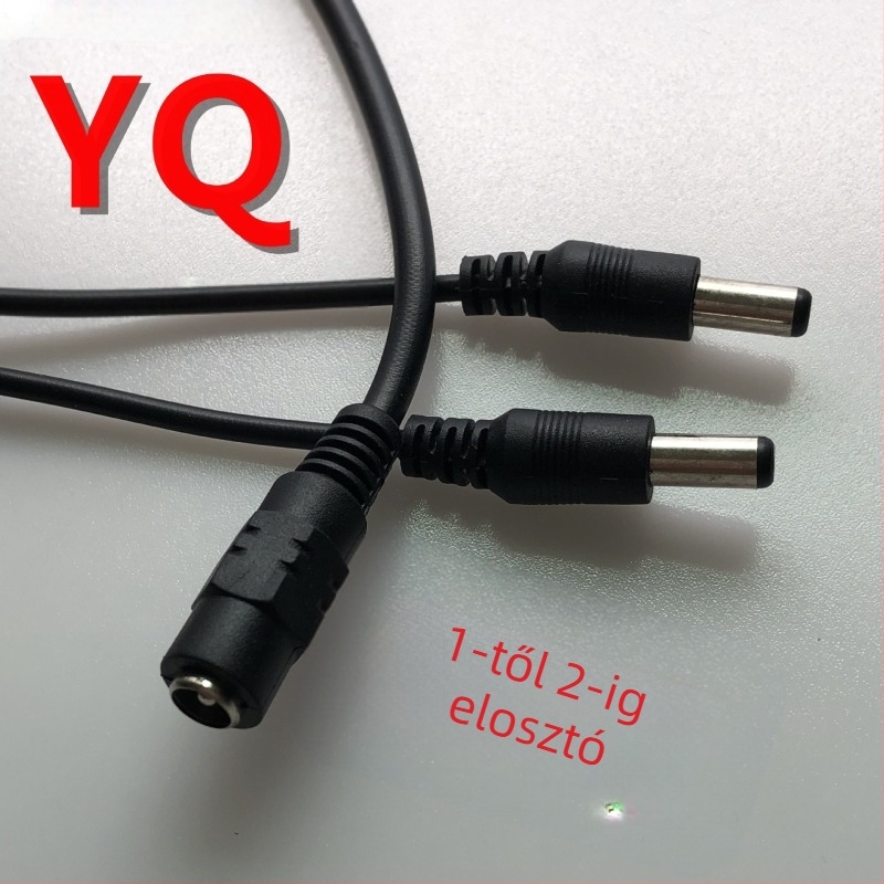 DC 1–3 táplálás LED-hez, rézvezető, 12V DC, forrasztásmentes