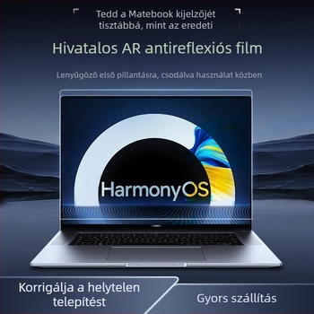 Huawei MateBook / Honor MagicBook AR tükröződésgátló fólia, AR bevonat a tükröződés csökkentésére, ujjlenyomat-mentes, elektrosztatikus adszorpció