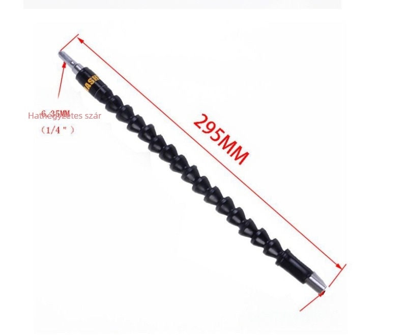 Univerzális puha tengely fúrófejhez, műanyagból, hosszabbítórúddal, sorozat hosszított összekötő