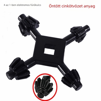 Négy az egyben: multifunkcionális fúrókulcs és tokmánykulcs elektromos szerszámokhoz