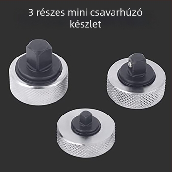 3 részes mini kattogó ujjkulcs készlet – szerszámacél kivitel, gépjavításra