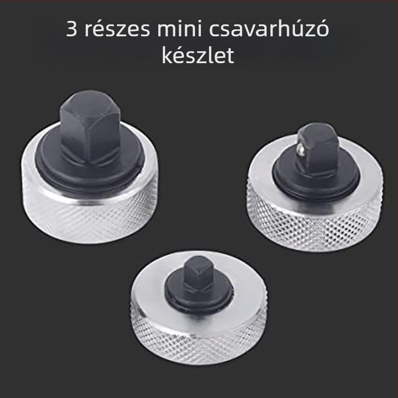 3 részes mini kattogó ujjkulcs készlet – szerszámacél kivitel, gépjavításra