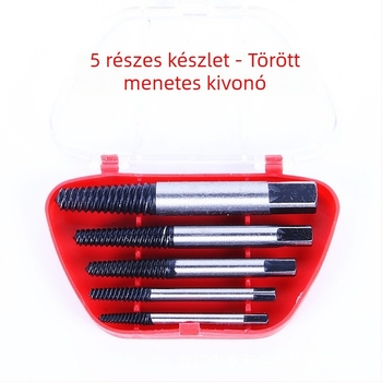 5 részes csavarkioldó készlet törött csavarok eltávolításához