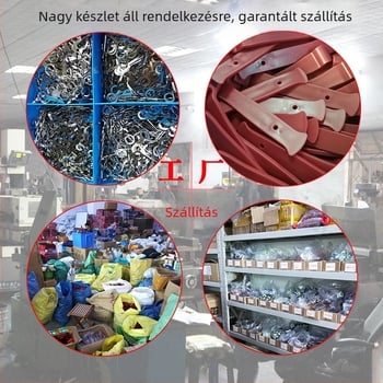 Rozsdamentes acélból készült autóhang-szerelési készlet (6 darab) – Horn nailer, hossz 240 mm, Ø21 mm, robbanásbiztos