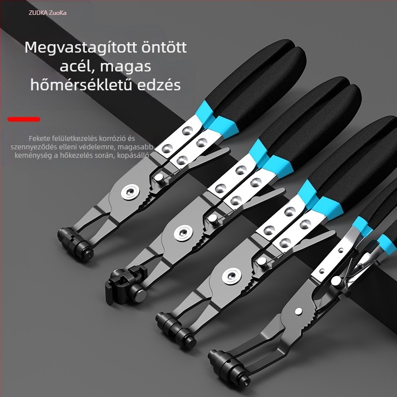 9 darabos autó vízcső szorítófogó készlet, króm-vanádium acélból