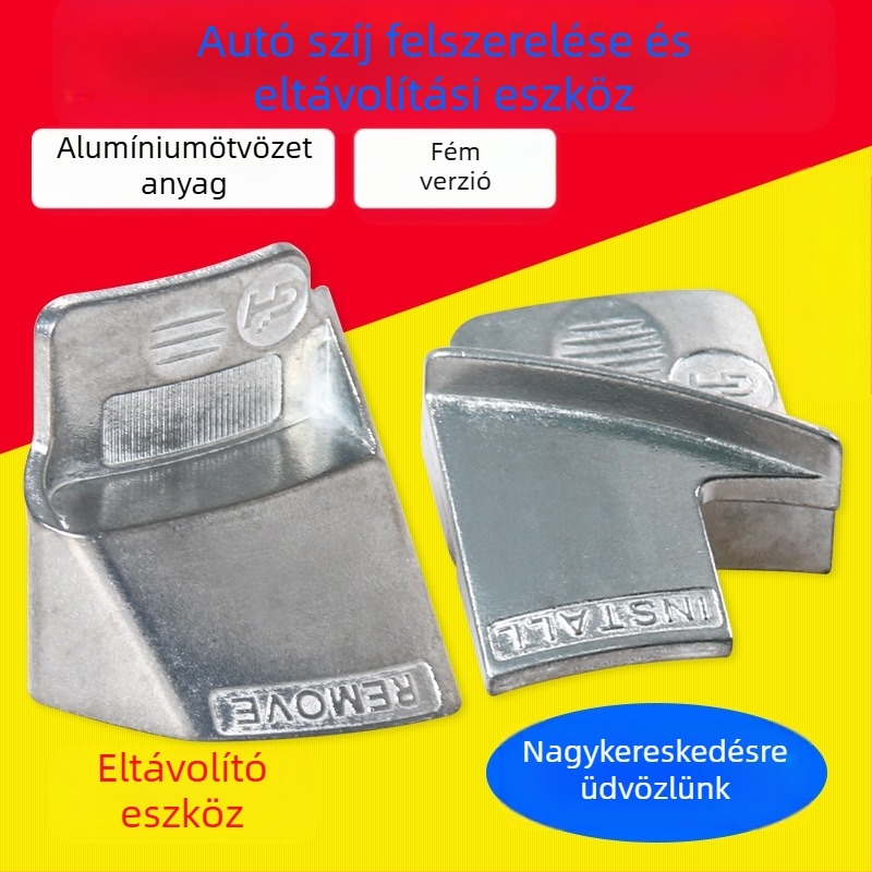 Autó timing szíj telepítő és eltávolító eszköz, ötvözött acélból, 2-darabos készlet, súly 106 g, autó javításához