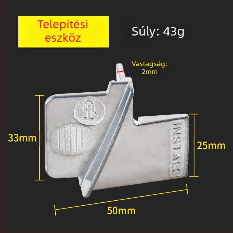 Autó timing szíj telepítő és eltávolító eszköz, ötvözött acélból, 2-darabos készlet, súly 106 g, autó javításához