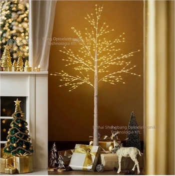 LED fa alakú lámpa, 1,8 m magas, 320 LED-del, PVC ház, IP44, 5V bemenet, élettartam 100000 óra