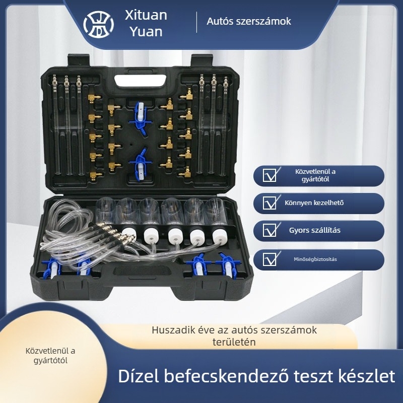 Dízel befecskendező áramlásmérő a Common Rail rendszerhez – szénacél, 1,7 kg, autójavító eszköz