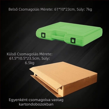 19 darabos belső csapágy húzó- és szétszerelő készlet csúszó kalapáccsal - ötvözött acél mechanikai, autó- és házi javításokhoz