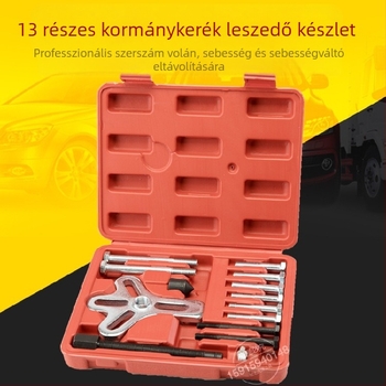Lan Hao Model 13 – 13 darabos kormánykerék leszerelő készlet, autókarbantartási szerszámkészlet