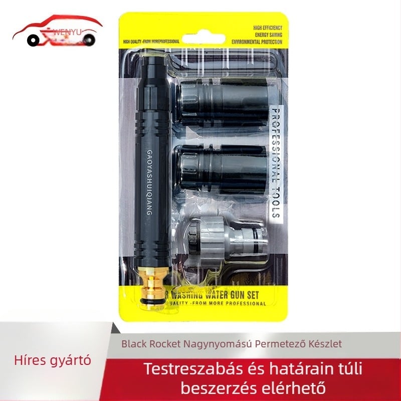 Rui Huixiang magasnyomású permetezőpisztoly készlet autók mosására, padló tisztítására, kert öntözésére és háziállatok fürdetésére