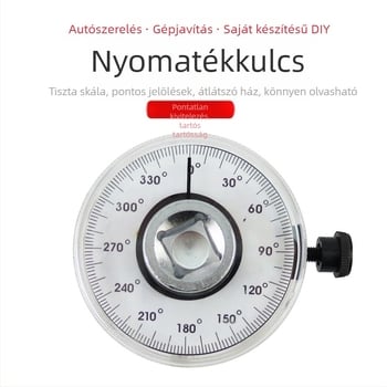 Szögnyomatékmérő – ötvözet test, 0,18 kg, Mussen hall márka, autó- és gépjavításra