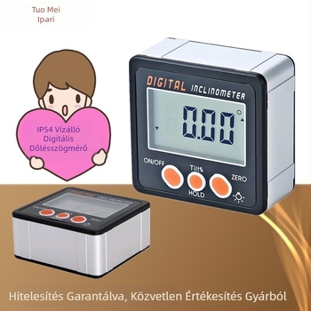 Neutral alumíniumötvözetből készült szögmérő