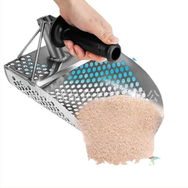 Homokkanál fémkereséshez, 304 rozsdamentes acélból, tömeg 1250 g, modell 304 Metal Sand Scoop, márka Youpintuo, testreszabás elérhető