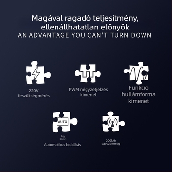 Antilel 01 digitális oszcilloszkóp, 1 csatorna, sávszélesség 1, mintavételi frekvencia 2.5