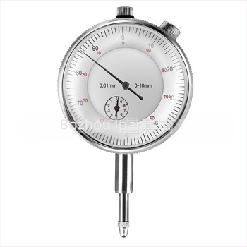 0-10 mm tartományú dial indicator készlet, felbontás 0.01 mm, 22 darabos mechanikus készlet, szondákkal