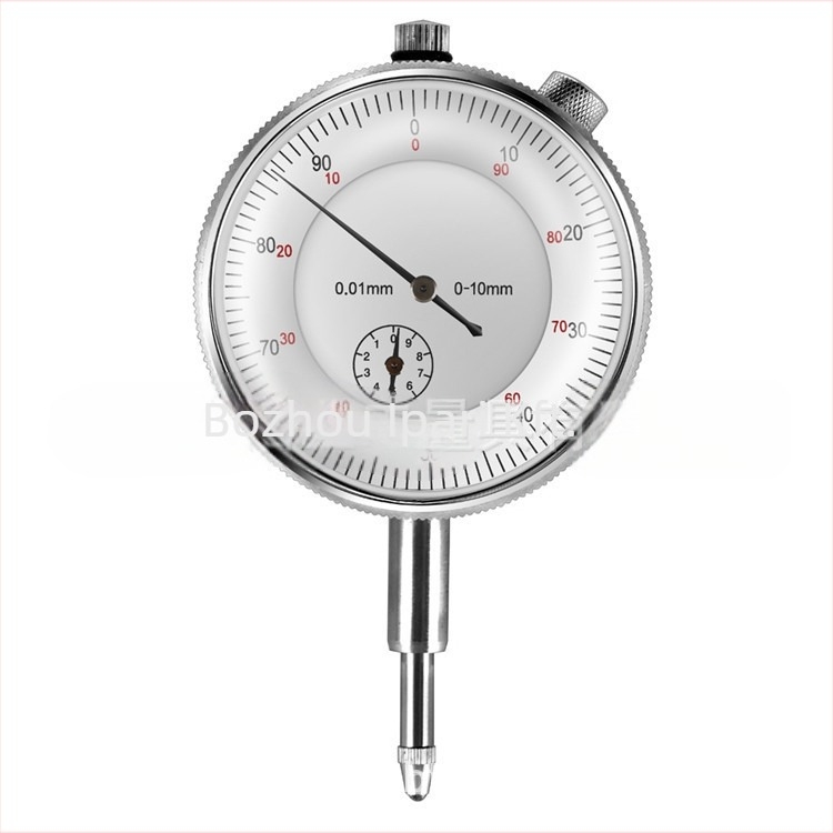 0-10 mm tartományú dial indicator készlet, felbontás 0.01 mm, 22 darabos mechanikus készlet, szondákkal