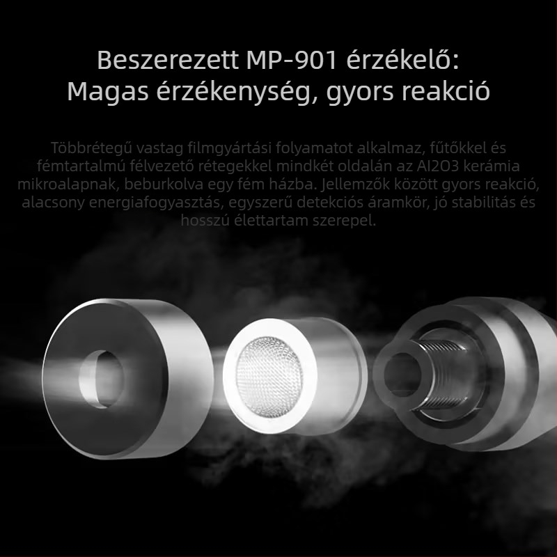 Halogén-gáz detektor SW-743A a Deep Dawei-től, hűtőközeg-szivárgás észlelésére, tápellátás 1,5V AAA×2