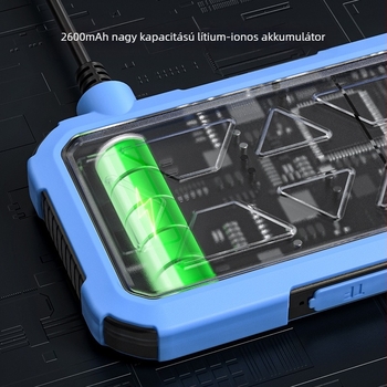 Kézben tartható ipari endoszkóp kijelzővel, IP67 vízálló, 1080p felbontás, 8,5 mm sondaátmérő, modell P008, 8 LED megvilágítás