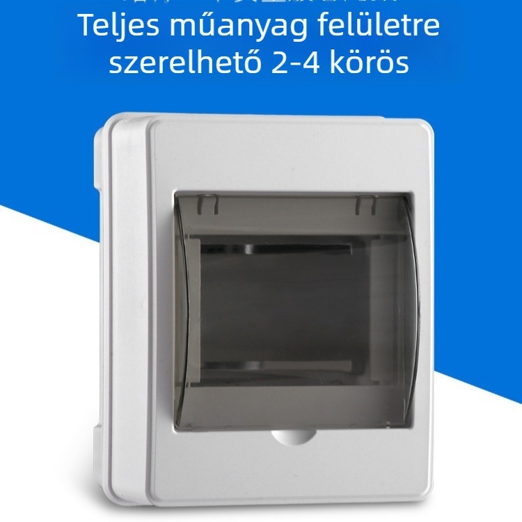 2–4 pólusú felületre szerelt ABS szivárgásvédelmi doboz, 63 A, CCC tanúsítvány