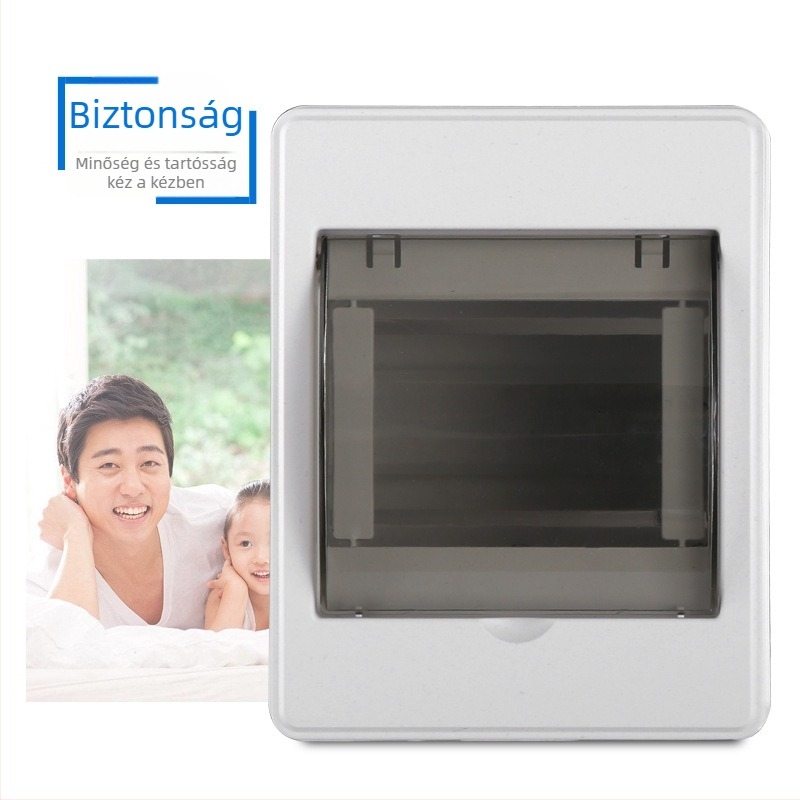 2–4 pólusú felületre szerelt ABS szivárgásvédelmi doboz, 63 A, CCC tanúsítvány