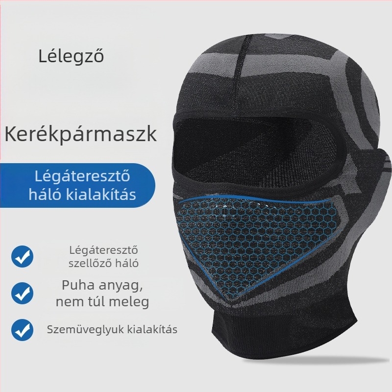 Kerékpáros maszk – unisex, nylon anyag, testreszabható
