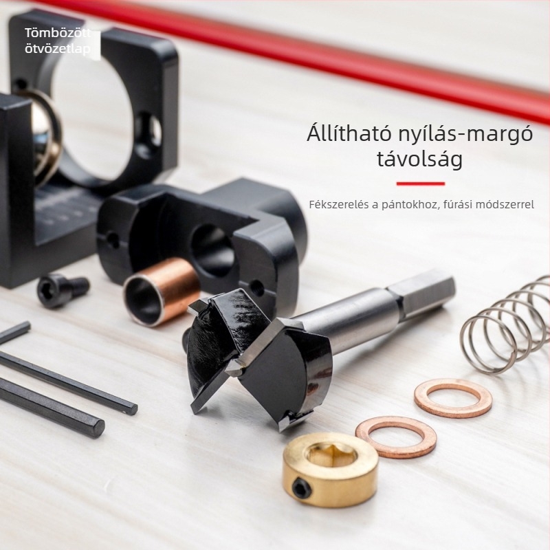 35 mm-es lyukpozicionáló szekrényajtókhoz – famegmunkálási lyukpozicionáló eszköz