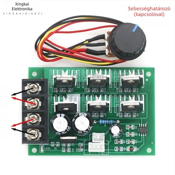 PWM DC motorvezérlő kefés motorokhoz, 12-48V, 40A, nagy teljesítményű