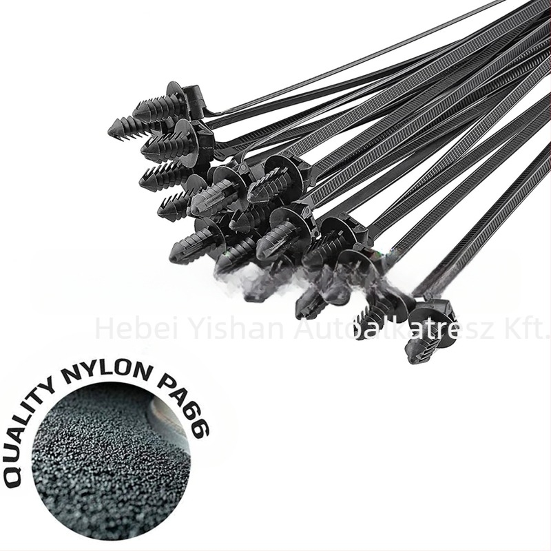 Autó csomagtartó motorháztetőfedő elektromos vezetékek és olajcsövek számára, Ribbon modell, univerzális kompatibilitás, rögzítő dugó, szalag Q08