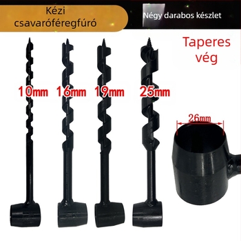 Cai Jiujiang Faiprófúró, Hosszított Hosszúság, Négyhasú Spirál Fúró, Szabadban Túlélésre