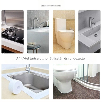 Butyl alapanyagú vízálló falmatrica – anti-szennyeződés, antimikrobiális védelem, egyszínű, fürdőszoba, konyha, erkély