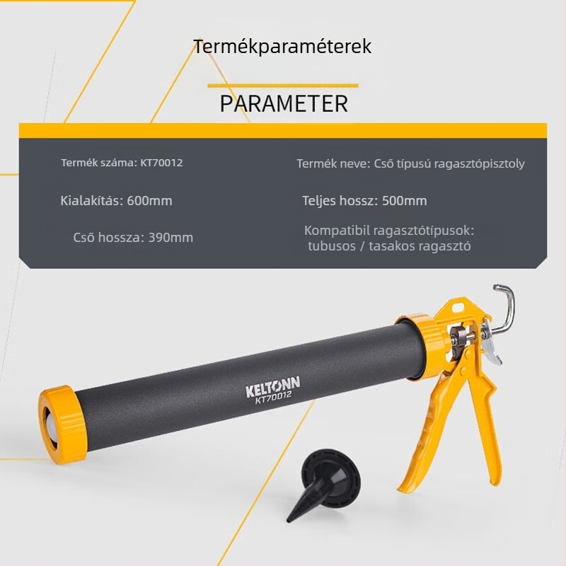 KATA ragasztópisztoly, fém kivitel, Glass glue gun sorozat