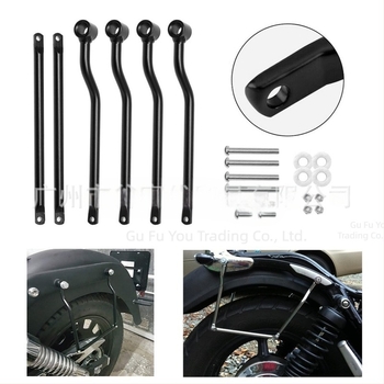 Gu Fuyou KMP24 Motorkerékpár oldaltáska tartó — univerzális illesztés — kiváló minőségű vas